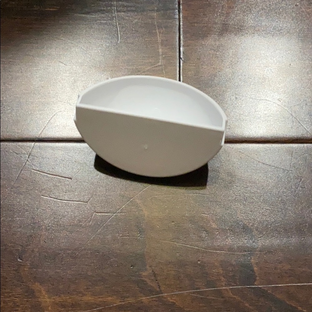 Cool White Orange Slice Sculpture